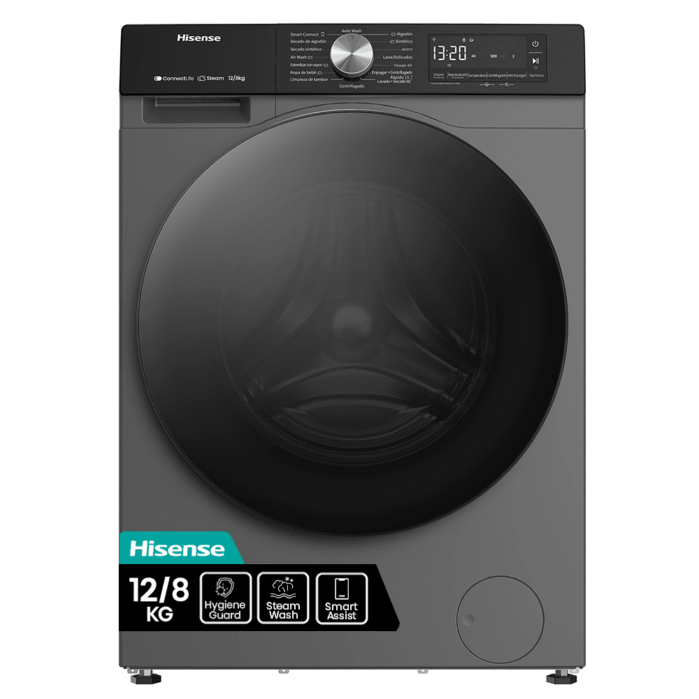 Hisense WD5S1245BB 12kg Washer & 8kg Dryer Washing Machine 1