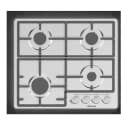Hisense HHU60GAGR 4 Gas Burner Hob 5
