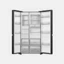 Hisense REF668DR 668L Non-Frost Side by Side Fridge Black 3